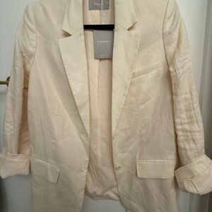 Everlane Linen Cream Blazer